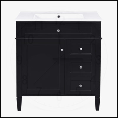 30'' Bathroom Vanity with Top Sink