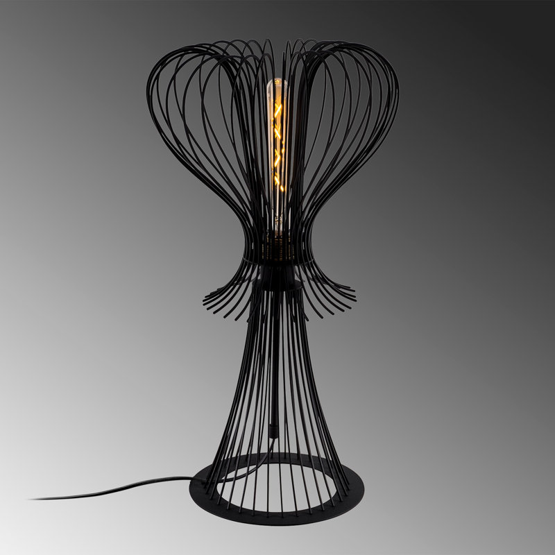 Lampe de table noire 23,62 "Charlize
