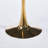 Square Tulip Dining Table For 2-4 Persons, 24 Inch Small Kitchen Table With Sturdy Golden Metal Pedestal Base, Modern Bistro Table For Small Space, Apartment, Cafe, Office, Living Room (White & Gold)-1093313630-1093313628