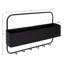 Metal Wall Mail Organizer with Key Hooks
