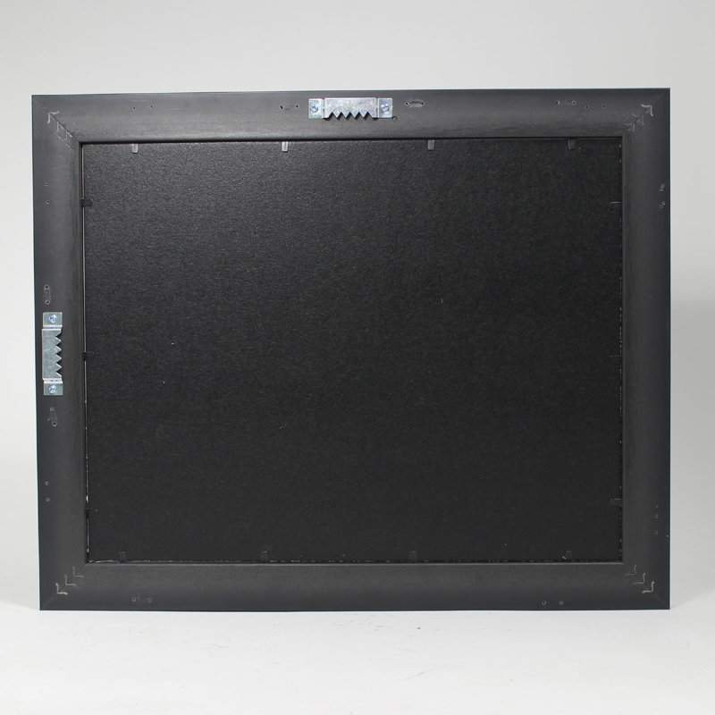 Bittner Matte Picture Frame, Black/Silver