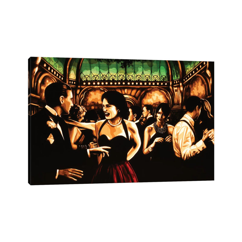 Glances 1 Piece Wall Art on Canvas, 20.32 cm H x 30.48 cm W, Wrapped Canvas