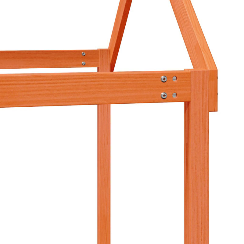 Layden Bunk Bed Accessories, 159cm H x 207cm L x 95.5cm W, Wax Brown