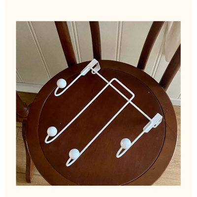 Versatile Metal Over-The-Door Hook Rack
