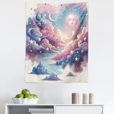 Wrought Studio™ Celestial Sky Boho Pastel Fantasy Blush Blue Lavender