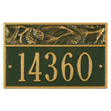Nagano 1-Line Wall Address Plaque
