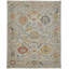 Karina Hand Knotted Wool Floral Area Rug in Orange/Yellow/Ivory-744129893