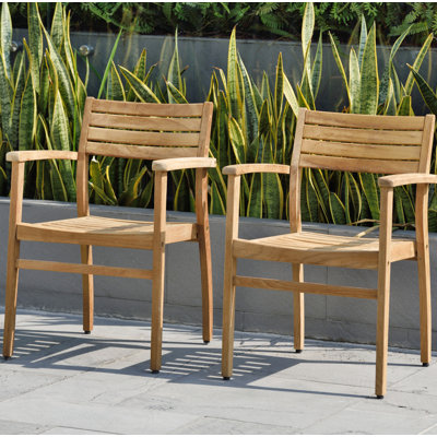 Anautica 87" Teak Patio Dining Set