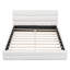 Grand lit plateforme tapissier