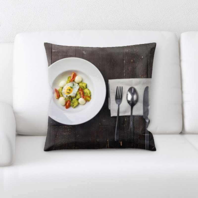 Microsuede Throw Pillow