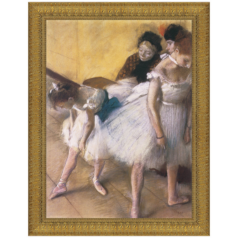 Avant la répétition, 1880, reproduction d'art sur toile, H 28,5 po x l 23 po x P 1,75 po