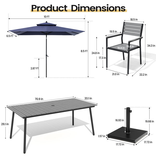 Dimensions du produit