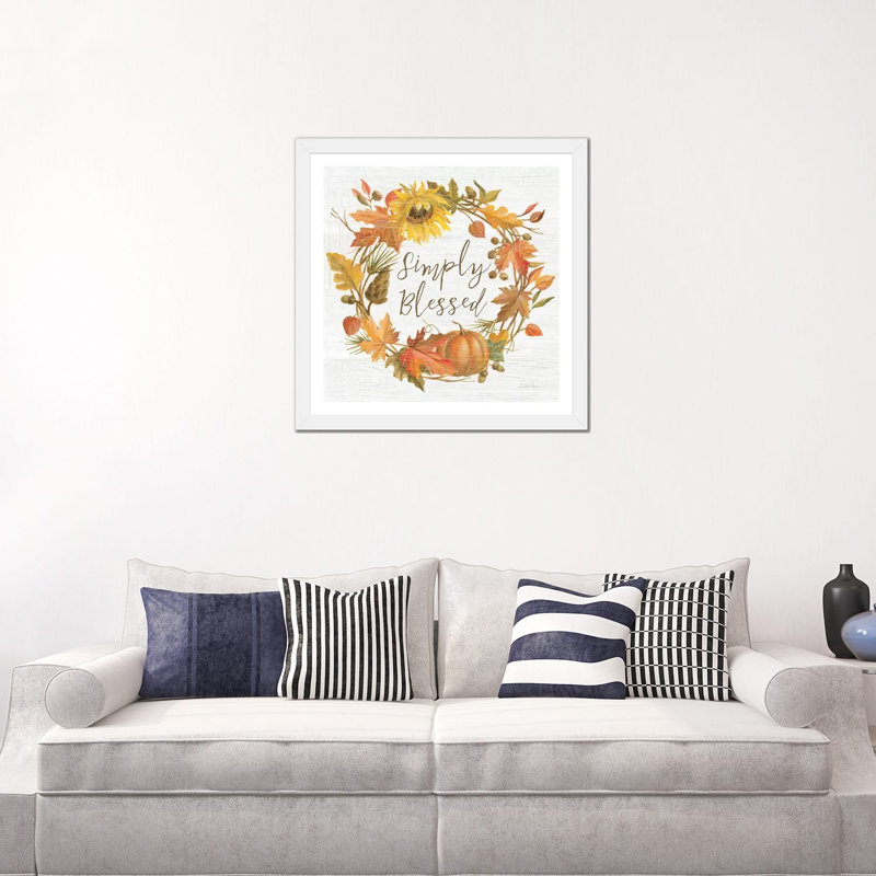«Fall Splendor VI» par Silvia Vassileva, impression, H 24 po x l 24 po x p 1 po, Papier encadré blanc, Blanc