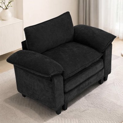 Fauteuil d'appoint rembourré Modern Comfy