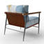 Cuscute - Fauteuil rembourré en marbre-569981268