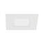 Lotos 4in LED White Square Recessed Light Kit With 5 Colour Temperature (CCT) Selectable Switch