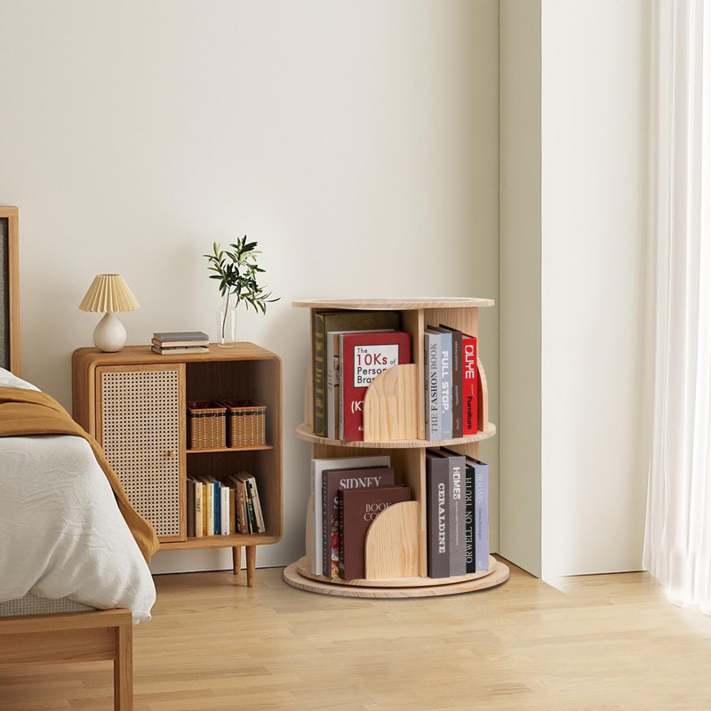 Rodjanae Bookcase, (2 Shelves) 26.5"H x 20.5"W x 20.5"D, Solid Color