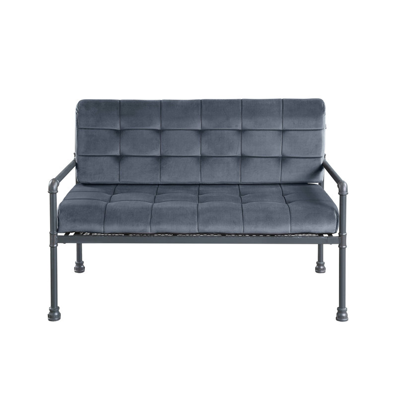 Causeuse en velours Brantley