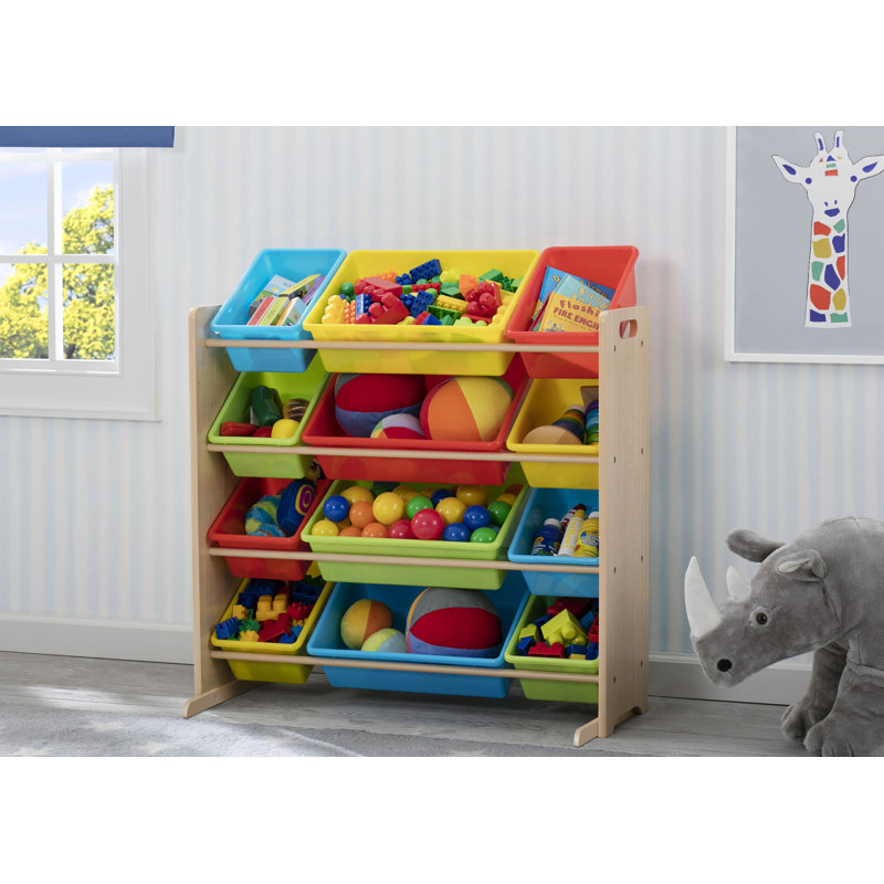 Meuble de rangement de jouets , Naturel / primaire