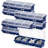 6 Pack Screw Organizer Box with Lids 4 Compartments, Sorting Screw Toolbox Case for Garage Craft Tool Organizing Storage, Blue