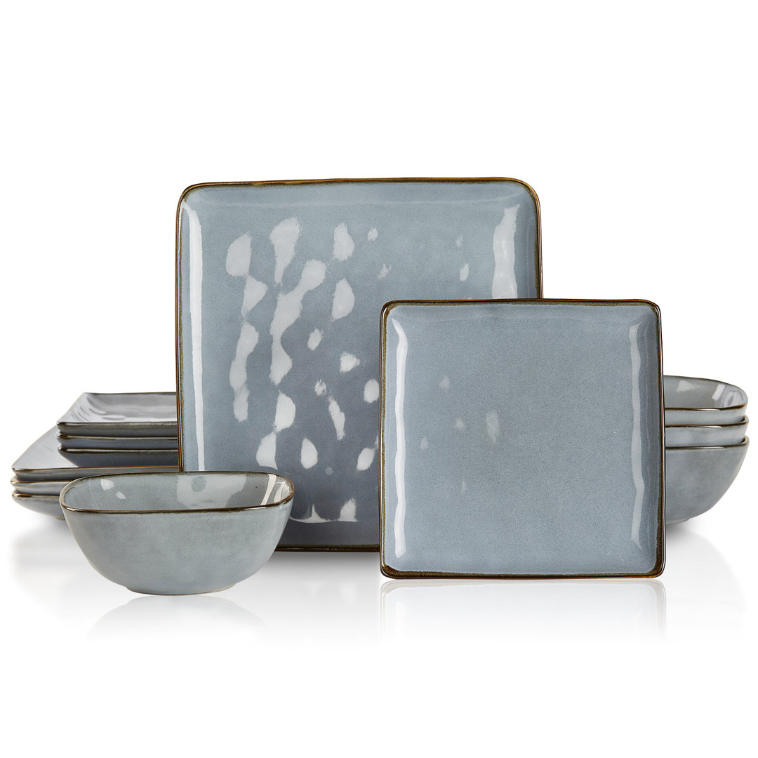 Famiware  12 Piece Stoneware Dinnerware Set - Service for 4 Famiware 