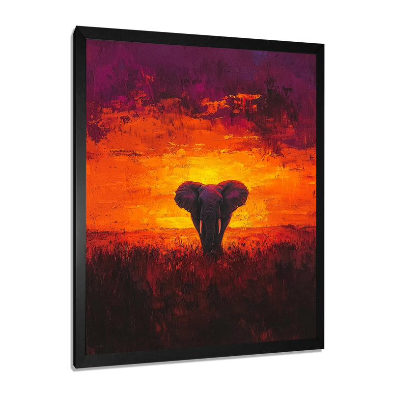Isakson - Animals Canvas Art Print, Noir, H 20 po x l 12 po, Reproduction encadrée d'une seule photo