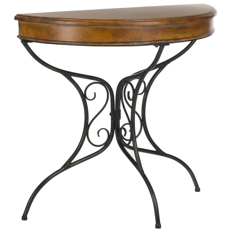 32'' Solid Wood Top Console Table
