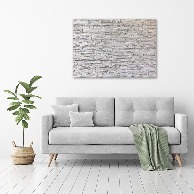 A Stone Wall - Wrapped Canvas Print