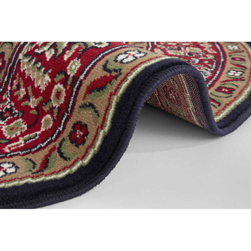 Skazar Isfahan Navy Rug, Round 160cm