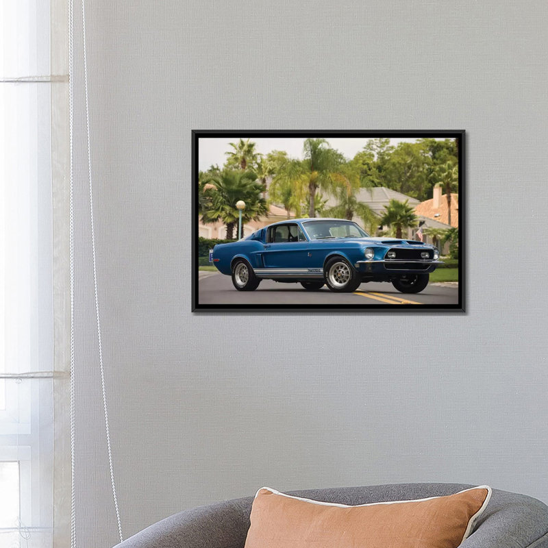 Lyall Modern & Contemporary, 18" H x 26" W x 1.5" D, Black Framed Canvas, No Mat