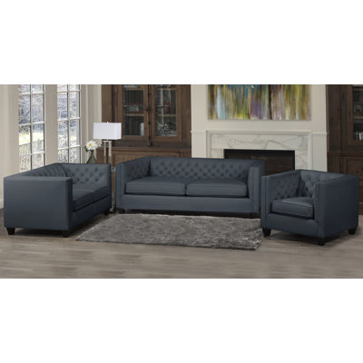 Bourne 3 - Piece Living Room Set