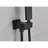 Ceiling Shower System With Matte Black Finish And Strong Water Flow Mounted - 16", Advanced Air Injection-117418356