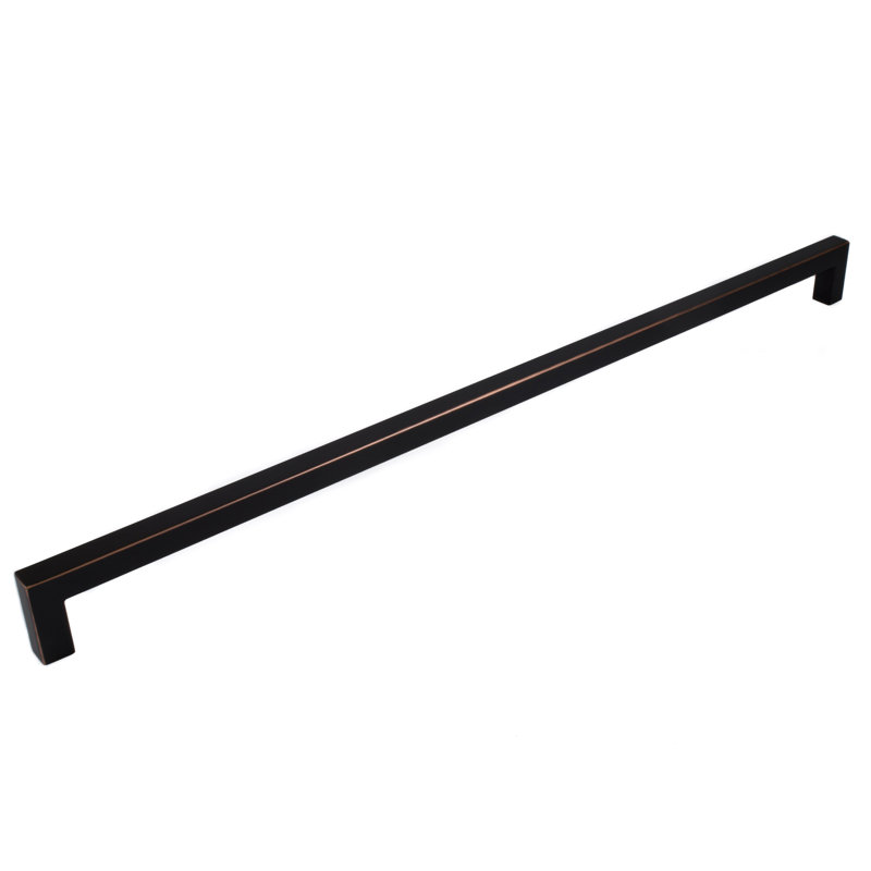 Poignée barre carrée 17,75 po, Bronze huilé