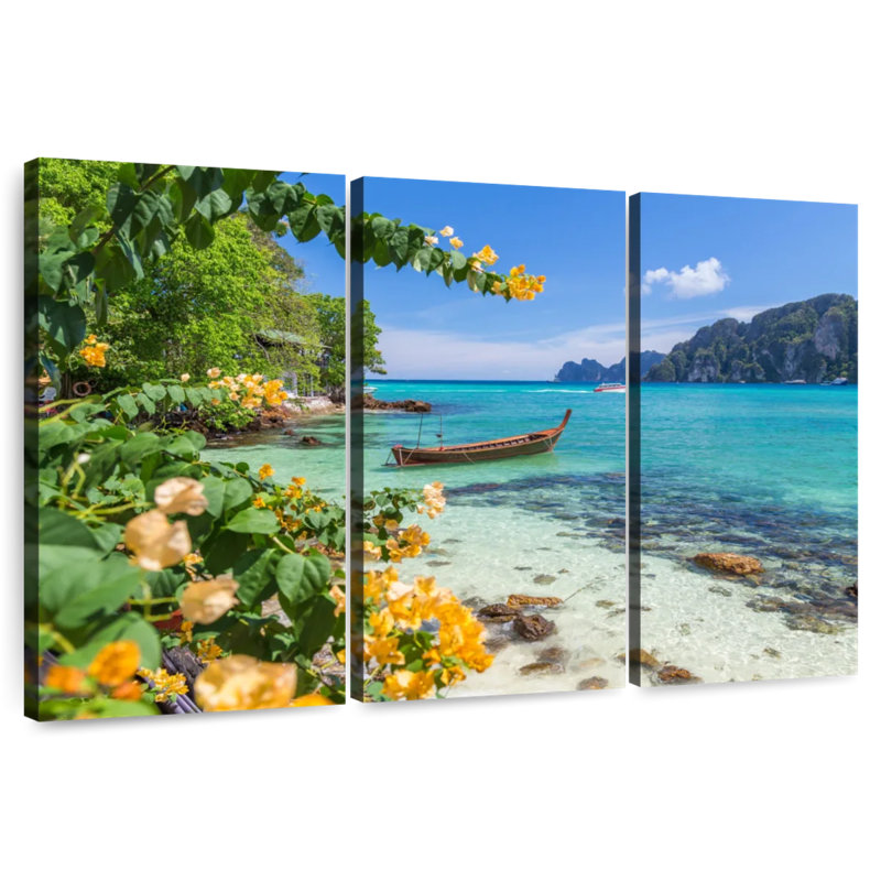 Gillard Ko Phi Phi Beach Scenery, 32" H x 50" W
