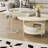 Modern simple cream style coffee table-105170504