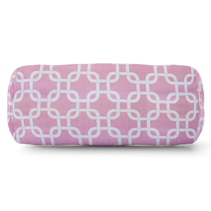 Coussin décoratif avec traversin Liens, Rose