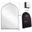 Armoire de salle de bain encastrée 24 po x 36 po, cadre en métal noir mat, tablettes réglables pour une meilleure organisation