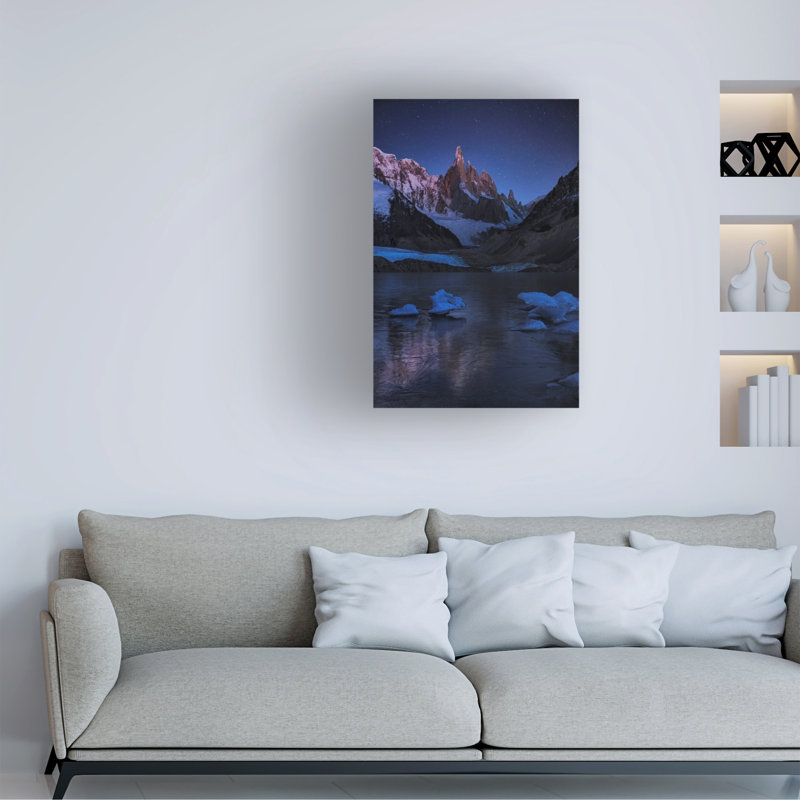 Art sur toile, "Yan zhang laguna", H 19 po x l 12 po