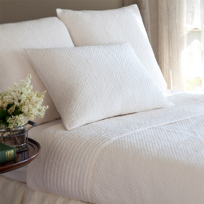 Grace Hand-Stitched Cotton Sham, Standard