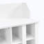 Banc de rangement pour chaussures avec tablettes et 4 crochets-294598268