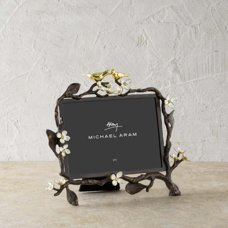 Lovebirds Metal Picture Frame