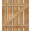 Volets espacés de 5 3/8 po avec barre en Z, cèdre rouge de l'Ouest TimberCraft (par paire)-36421328-36421311