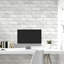 Papier peint Irving White Diamond Brick