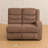 Sectional Recliner Sofa Set With Storage, Manual Reclining Brown Stripe Fabric Sectional Couch Includes 2 Recliner Seats, Cup Holders & Hidden Console Storage, For Home Office(Brown)-2121282812
