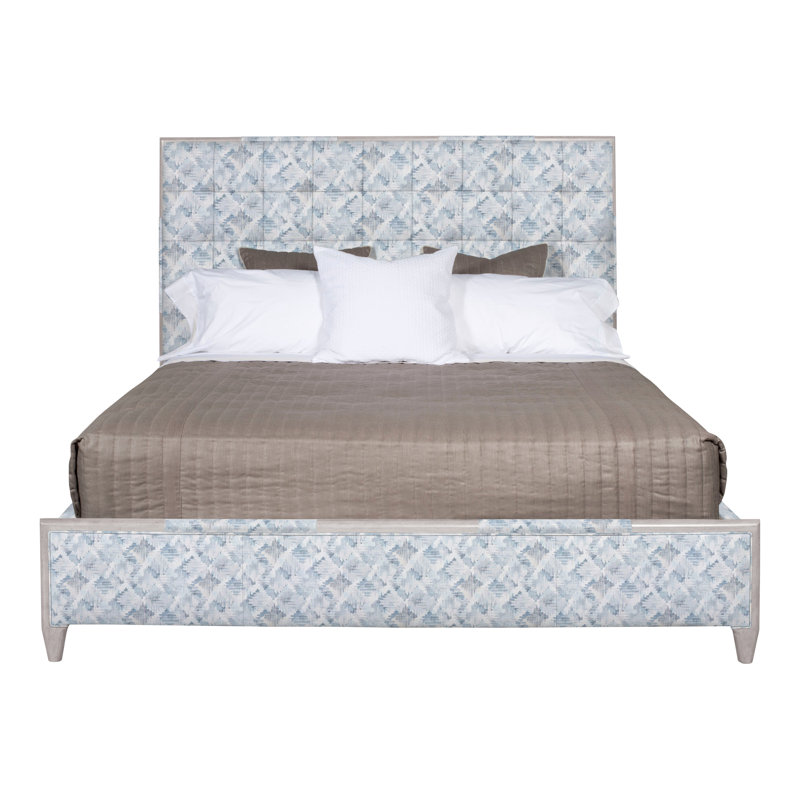Thom Filicia Home Chatfield King Bed, Tuck Graphite, Dove Gray