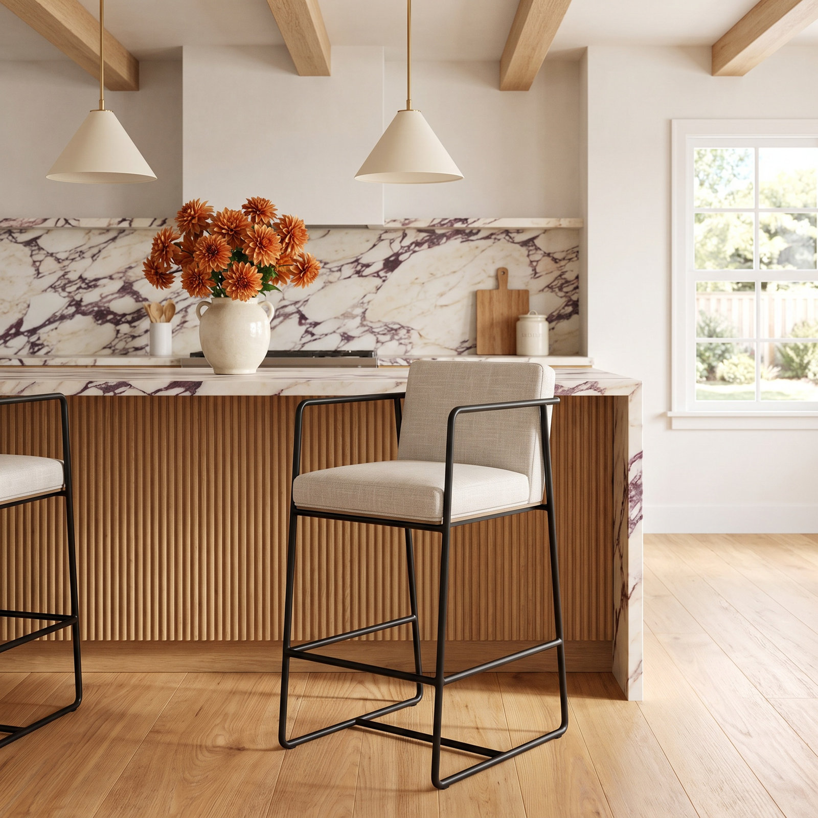 Sidney Bar and Counter Stool, Counter Stool (26” Seat Height)