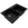 Karran Quartz 33'' X 22'' Double Bowl 60/40 Top Mount Drop-in Kitchen Sink Kit
