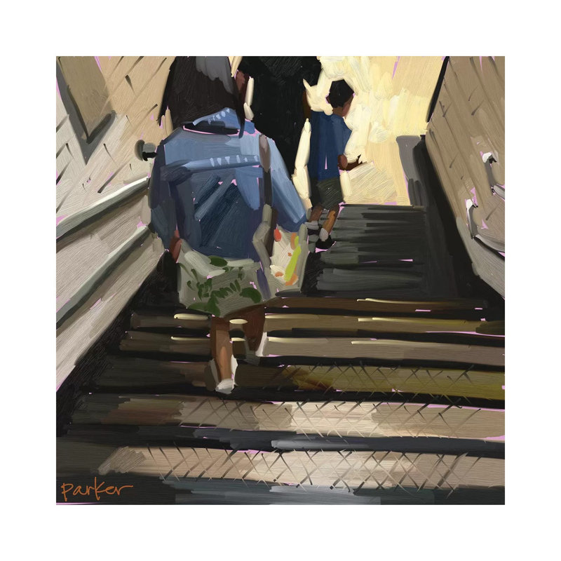 The Tube by Teddi Parker - Gallery-Wrapped Canvas Giclée on Canvas, Canvas, 45.72 cm H x 45.72 cm W x 1.91 cm D