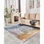 Tapis gris rouille lavable à la machine à motif abstrait Abstract-245722098