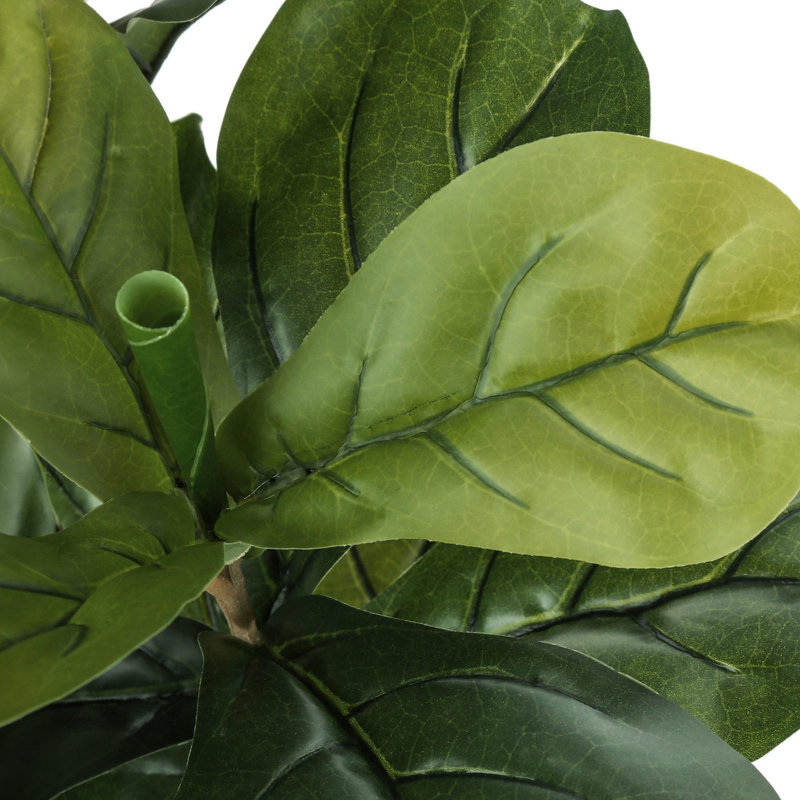 41,25 po Fausse plante en pot de ciment